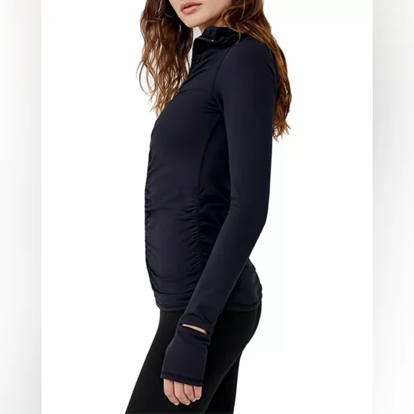 FP Movement Wonderland Quarter Zip Long Sleeve Top Large - Picture 4 of 12